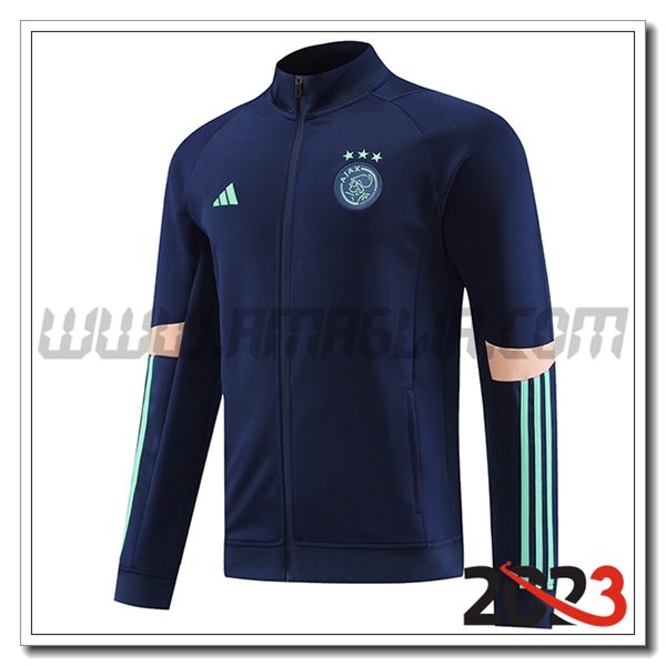 Giacca Calcio Ajax blu marina 2023 2024