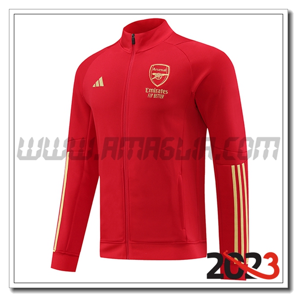 Giacca Calcio Arsenal Rosso 2023 2024