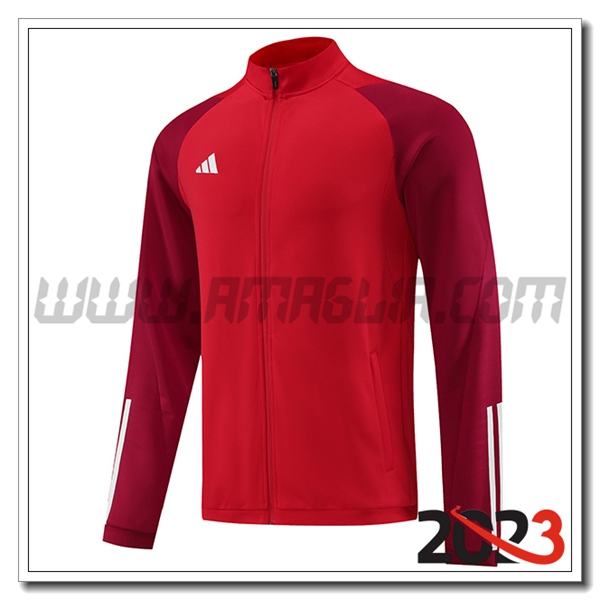 Giacca Calcio Adidas Rosso 2023 2024 -03