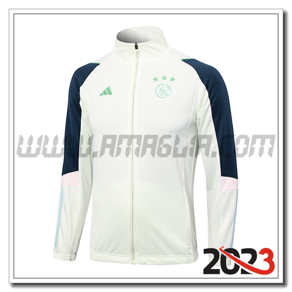 Giacca Calcio Ajax Verde Clair 2023 2024