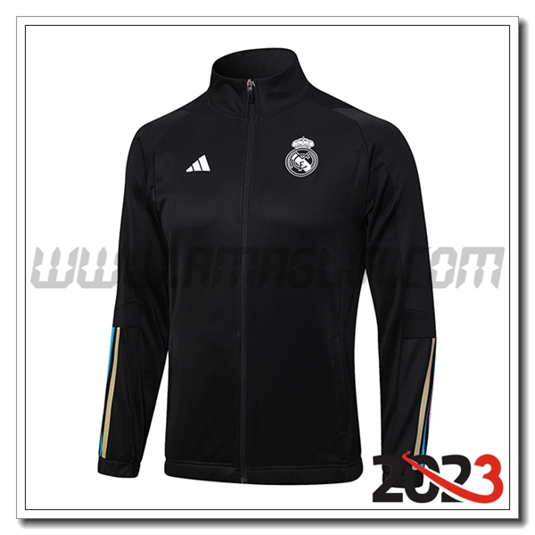 Giacca Calcio Real Madrid Nero 2023 2024