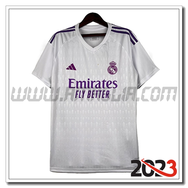 Maglia Calcio Portiere Real Madrid 2023 2024 Bianco
