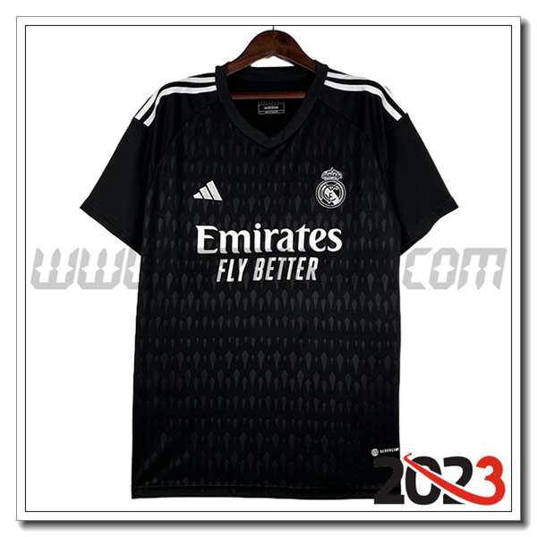 Maglia Calcio Portiere Real Madrid 2023 2024 Nero