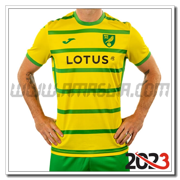 Norwich City Prima Maglia Calcio 2023 2024