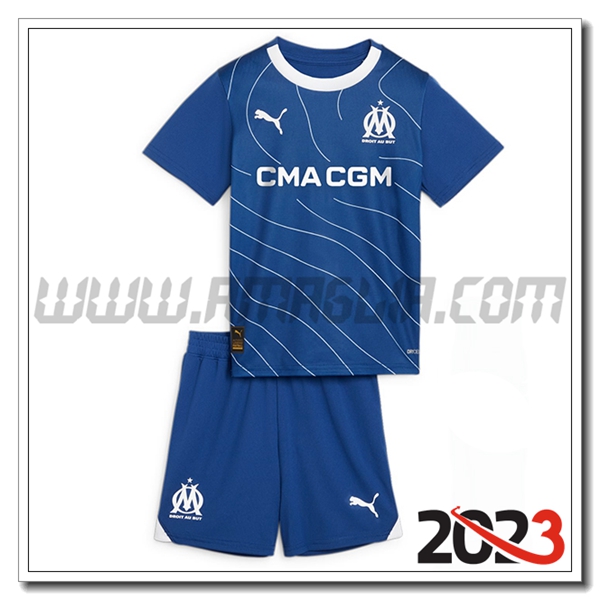 Kit Maglia Marsiglia OM Bambino Seconda 2023 2024