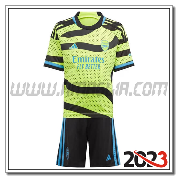 Kit Maglia Arsenal Bambino Seconda 2023 2024