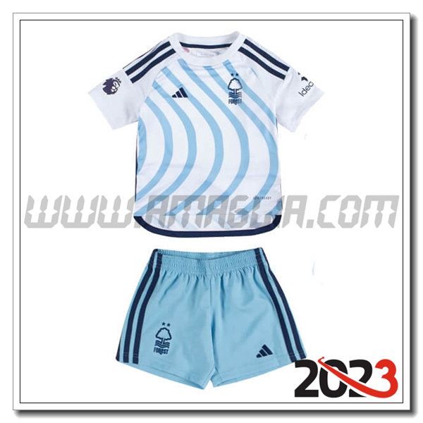 Kit Maglia Nottingham Forest Bambino Seconda 2023 2024