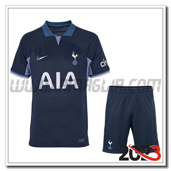 Kit Maglia Tottenham Hotspurs Seconda + Pantaloncini 2023 2024
