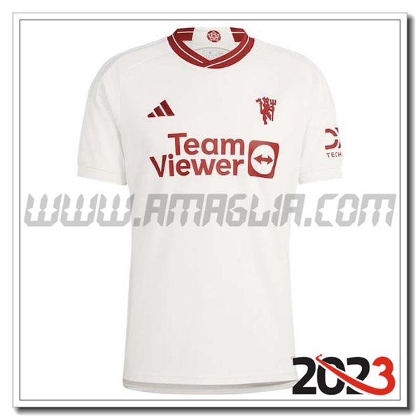 Terza Nuovo Maglia Calcio Manchester United 2023 2024