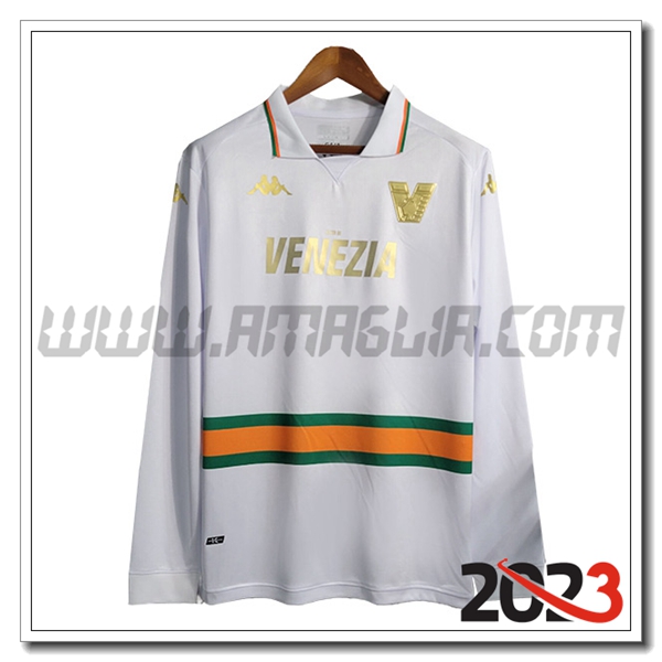 Seconda Maglia Calcio Venezia FC Manica lunga 2023 2024