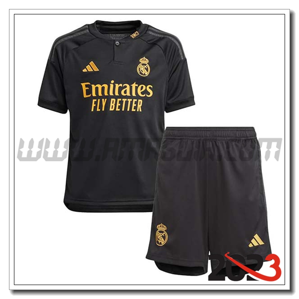Kit Maglia Real Madrid Bambino Terza 2023 2024