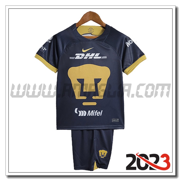 Kit Maglia Pumas UNAM Bambino Seconda 2023 2024