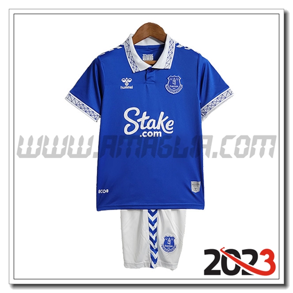 Kit Maglia FC Everton Bambino Prima 2023 2024