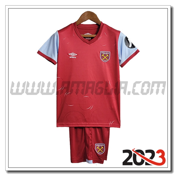 Kit Maglia West Ham Bambino Prima 2023 2024