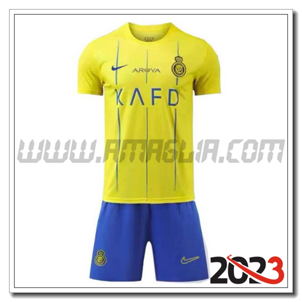 Kit Maglia Al-Nassr Bambino Prima 2023 2024