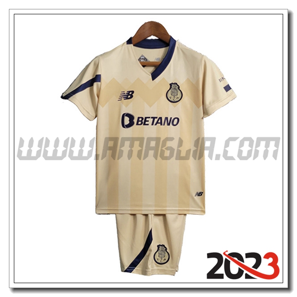 Kit Maglia FC Porto Bambino Seconda 2023 2024