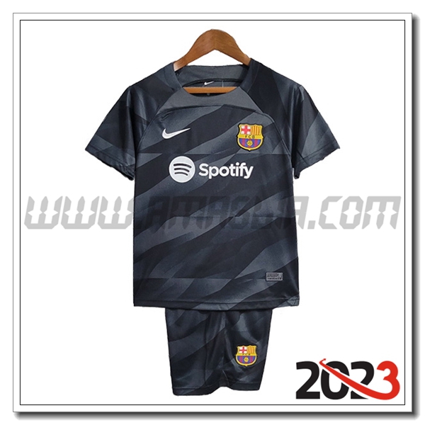 Kit Maglia Portiere FC Barcellona Bambino 2023 2024