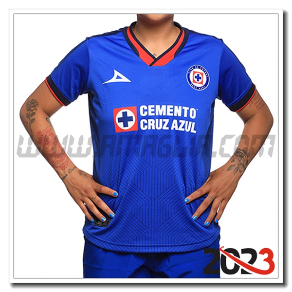 Prima Maglia Calcio Cruz Azul Donna 2023 2024