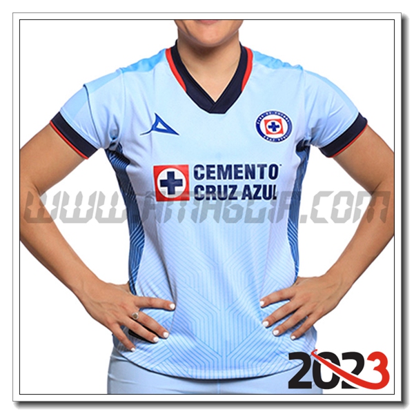Seconda Maglia Calcio Cruz Azul Donna 2023 2024