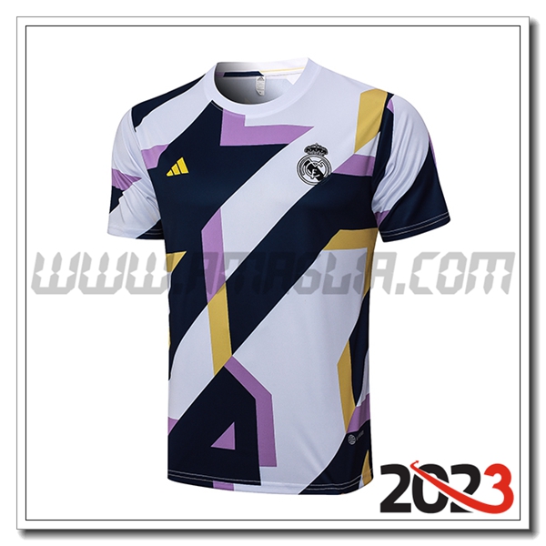 T Shirt Allenamento Real Madrid Bianco 2023 2024 -06