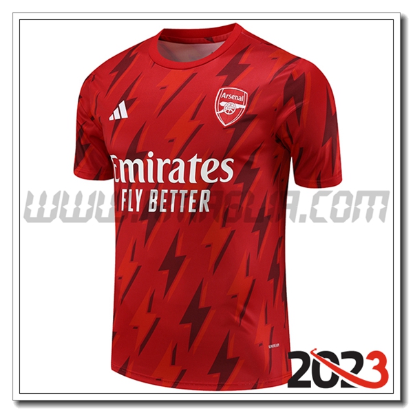 T Shirt Allenamento Arsenal Rosso 2023 2024 -04