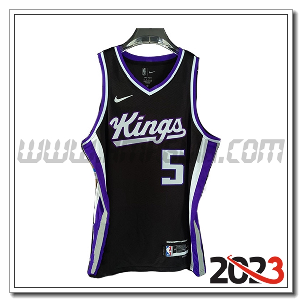 Maglia Sacramento Kings (FOX #5) 2023/24 Nero