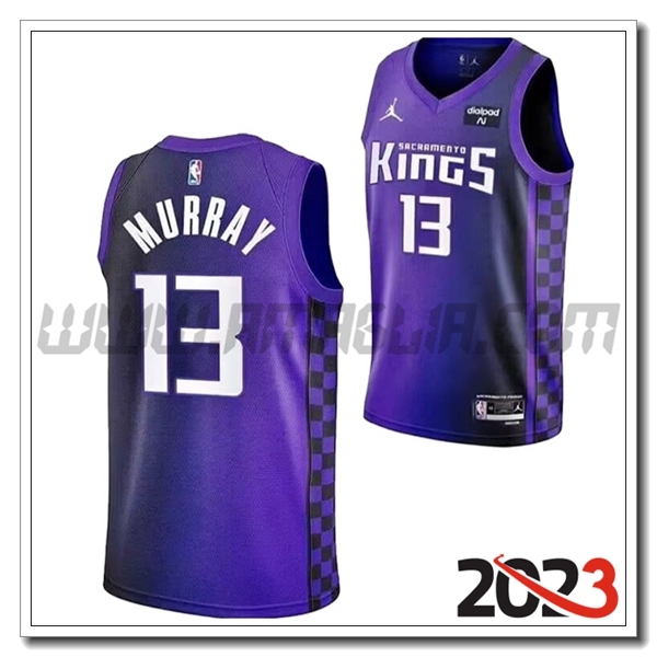 Maglia Sacramento Kings (MURRAY #13) 2023/24 viola -02