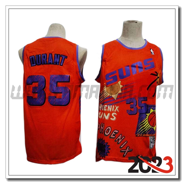 Maglia Phoenix Suns (DURANT #35) 2023/24 Rosso -02