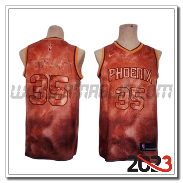 Maglia Phoenix Suns (DURANT #35) 2023/24 Arancia
