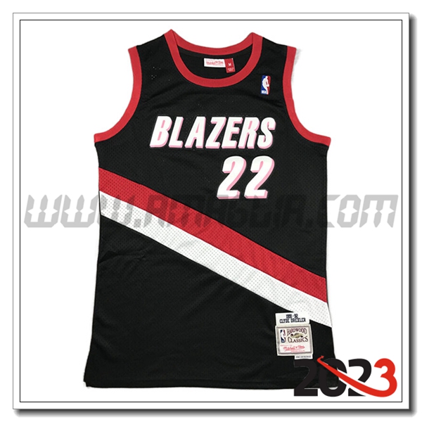Maglia Portland Trail Blazers (DREXLER #22) 2023/24 Nero
