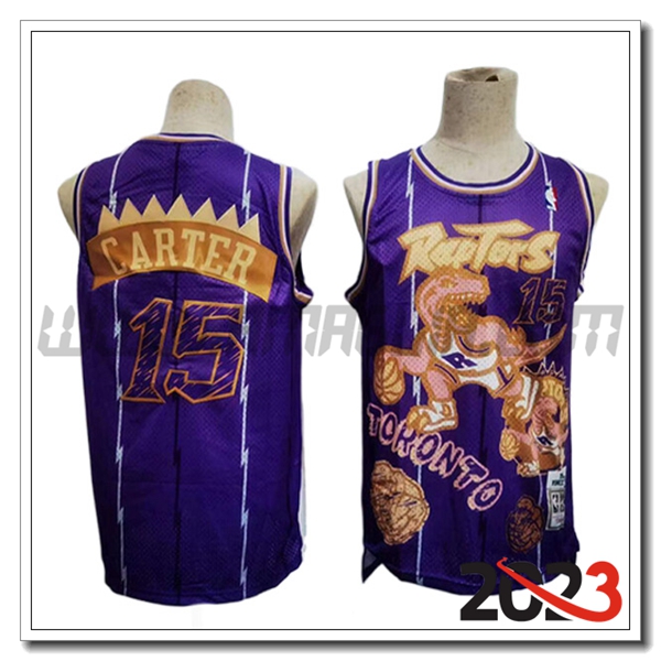 Maglia Toronto Raptors (CARTER #15) 2023/24 viola