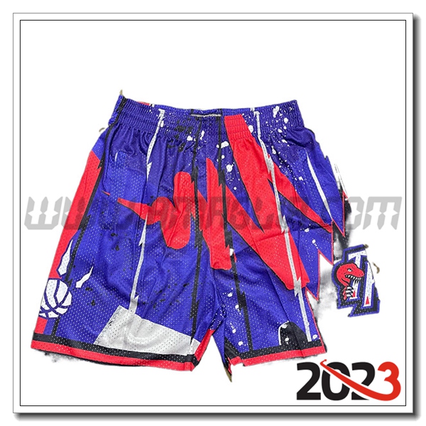 Pantaloncini NBA Toronto Raptors 2023/24 Blu/Rosso