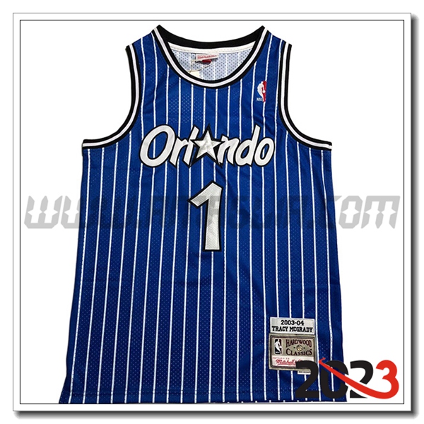 Maglia Orlando Magic (McGRADY #1) 2023/24 Blu