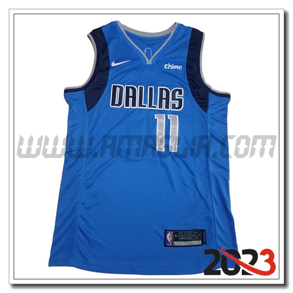 Maglia Dallas Mavericks (IRVING #11) 2023/24 Blu -02