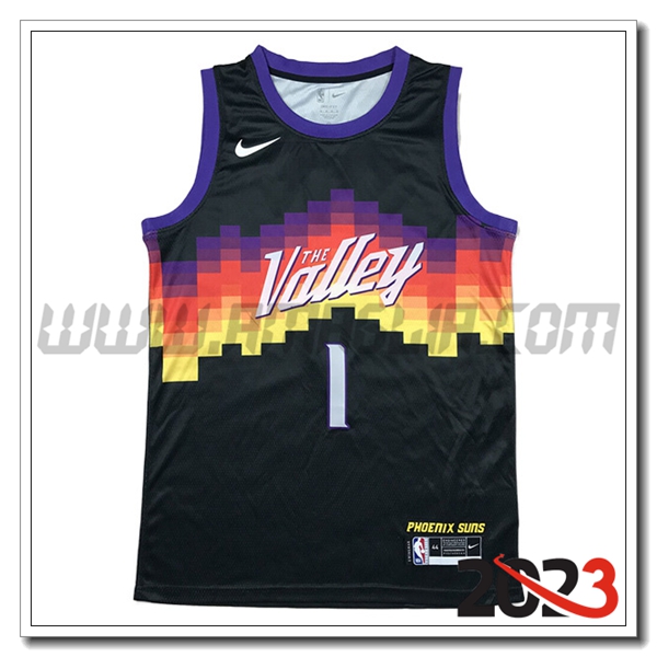 Maglia Phoenix Suns (BOOKER #1) 2023/24 Nero