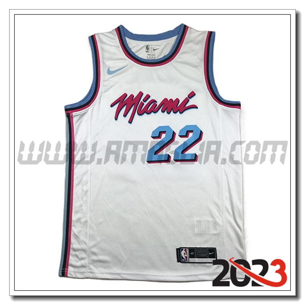 Maglia Miami Heat (BUTLER #22) 2023/24 Bianco -07