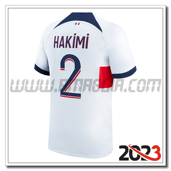 Seconda Maglia Calcio PSG HAKIMI #2 2023 2024