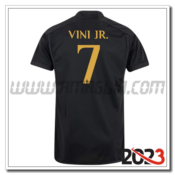 Terza Maglia Calcio Real Madrid VINI JR. #7 2023 2024