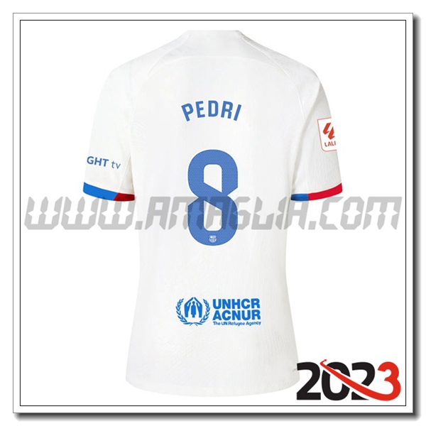Seconda Maglia Calcio FC Barcellona PEDRI #8 2023 2024
