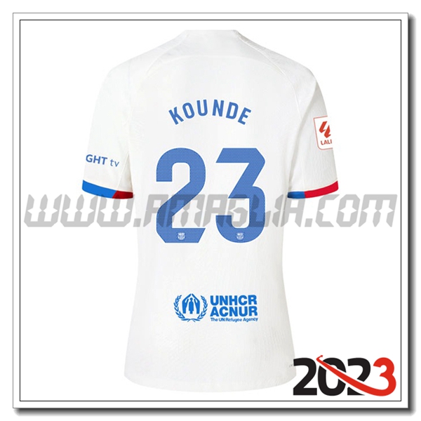 Seconda Maglia Calcio FC Barcellona KOUNDE #23 2023 2024