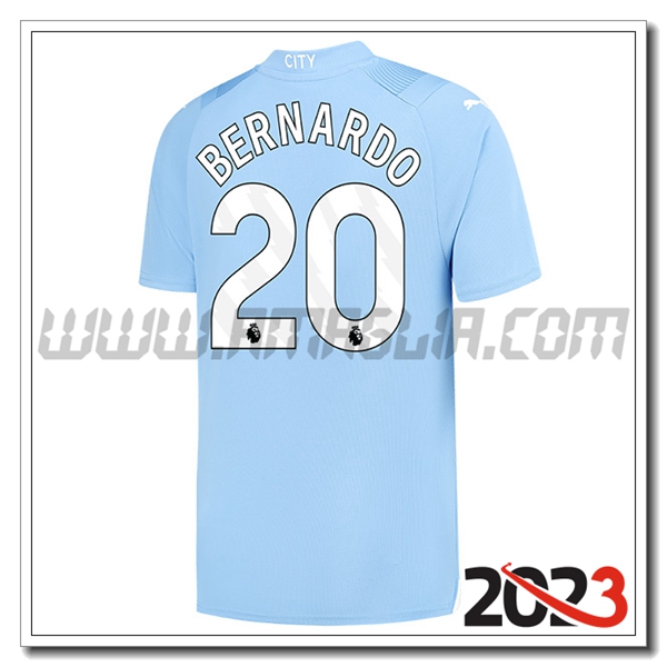 Prima Maglia Calcio Manchester City BERNARDO #20 2023 2024