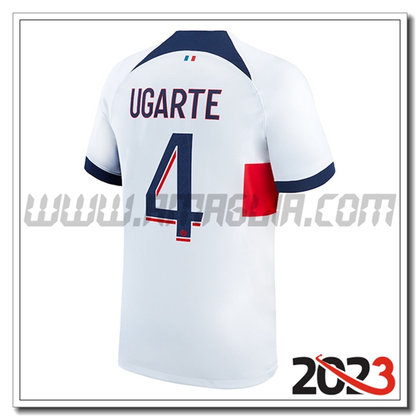 Seconda Maglia Calcio PSG UGARTE #4 2023 2024