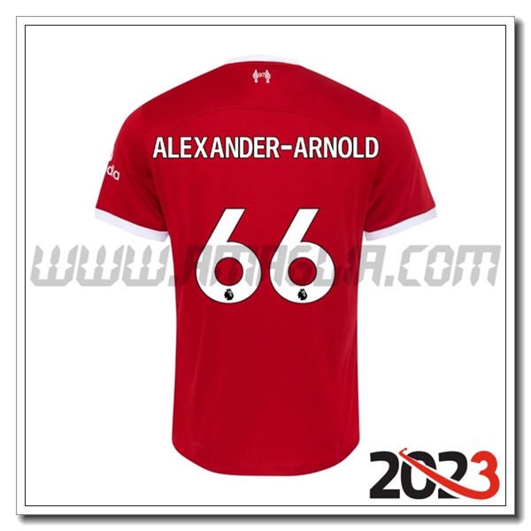Prima Maglia Calcio FC Liverpool ALEXANDER-ARNOLD #66 2023 2024
