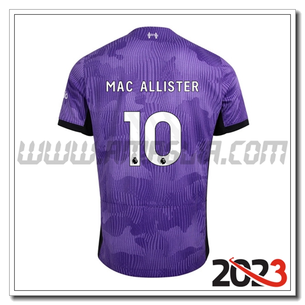 Terza Maglia Calcio FC Liverpool MAC ALLISTER #10 2023 2024