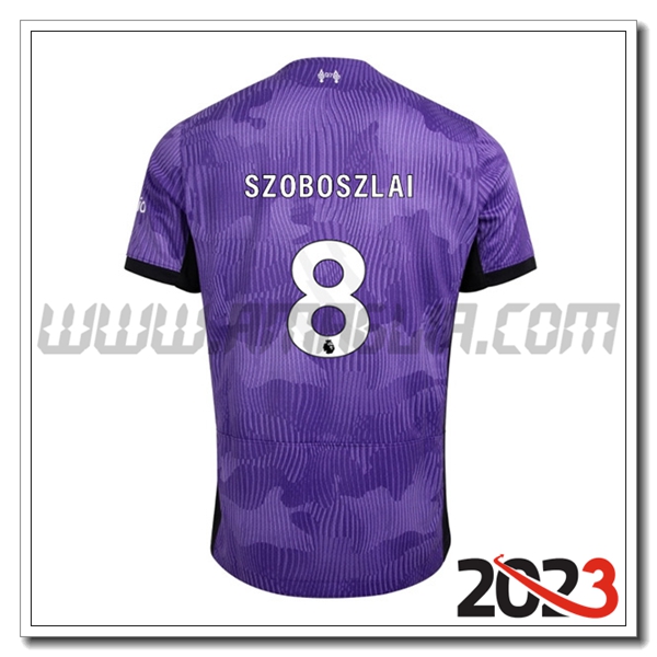 Terza Maglia Calcio FC Liverpool SZOBOSZLAI #8 2023 2024