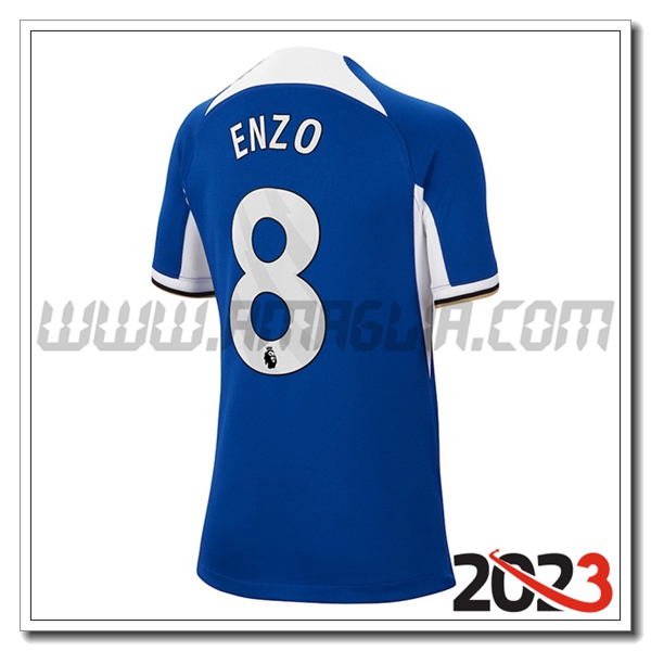 Prima Maglia Calcio FC Chelsea NKUNKU #8 2023 2024