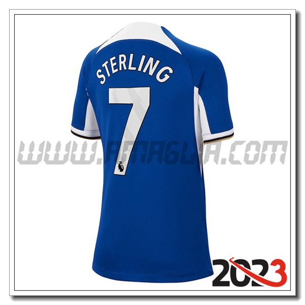 Prima Maglia Calcio FC Chelsea STERLING #7 2023 2024