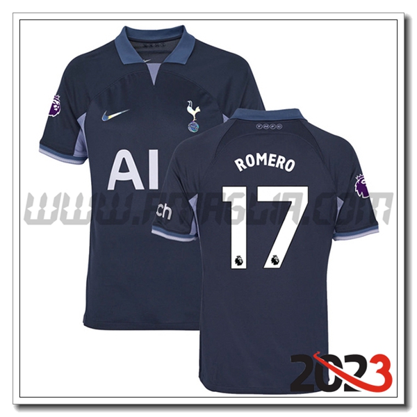 Seconda Maglia Calcio Tottenham Hotspur ROMERO #17 2023 2024