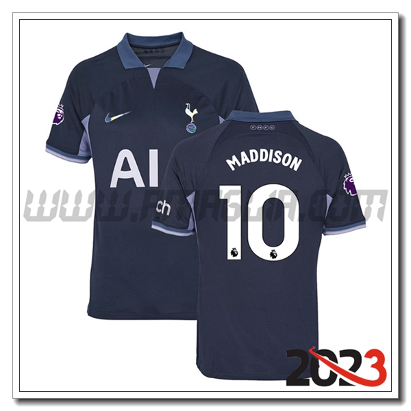 Seconda Maglia Calcio Tottenham Hotspur MADDISON #10 2023 2024
