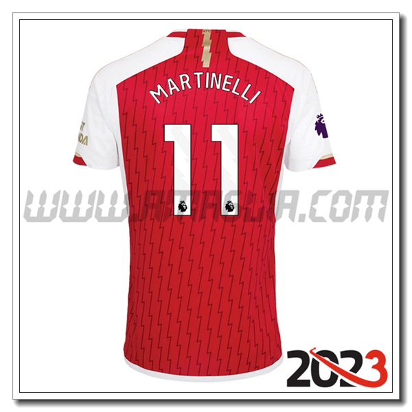 Prima Maglia Calcio Arsenal MARTINELLI #11 2023 2024